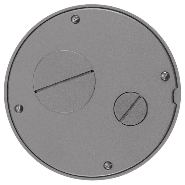 Box Cover, Floor Box Type, Aluminum, Furniture Feed Cover Type